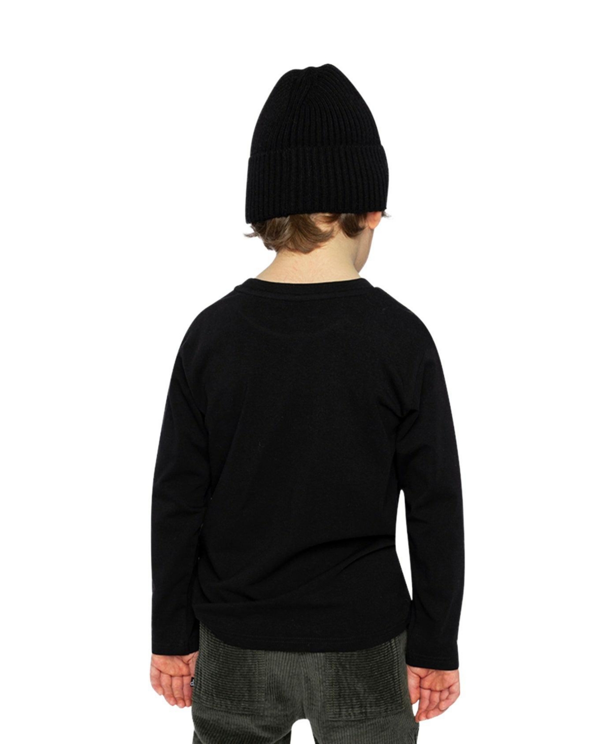 Deux par Deux Little and Big Boy Long Sleeve Organic Cotton T-Shirt