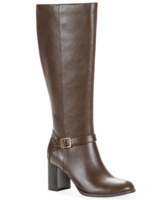 Women's Ruthh Round Toe Buckle Detail Dress Boots