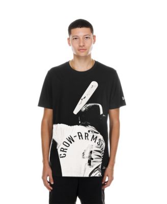 Men's Pete Crow-Armstrong Black Chicago Cubs Oversized Graphic T-Shirt