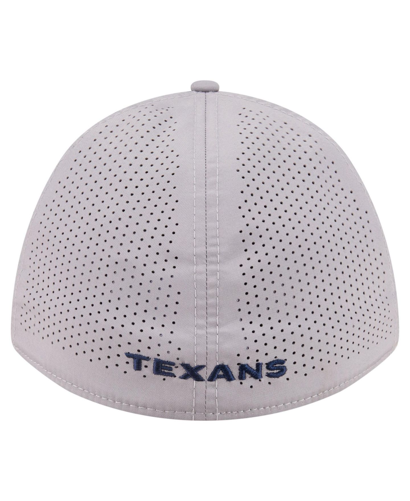 Мужской головной убор New Era Gray Houston Texans 39THIRTY M-Crown Flex Fit Hat — фото 3