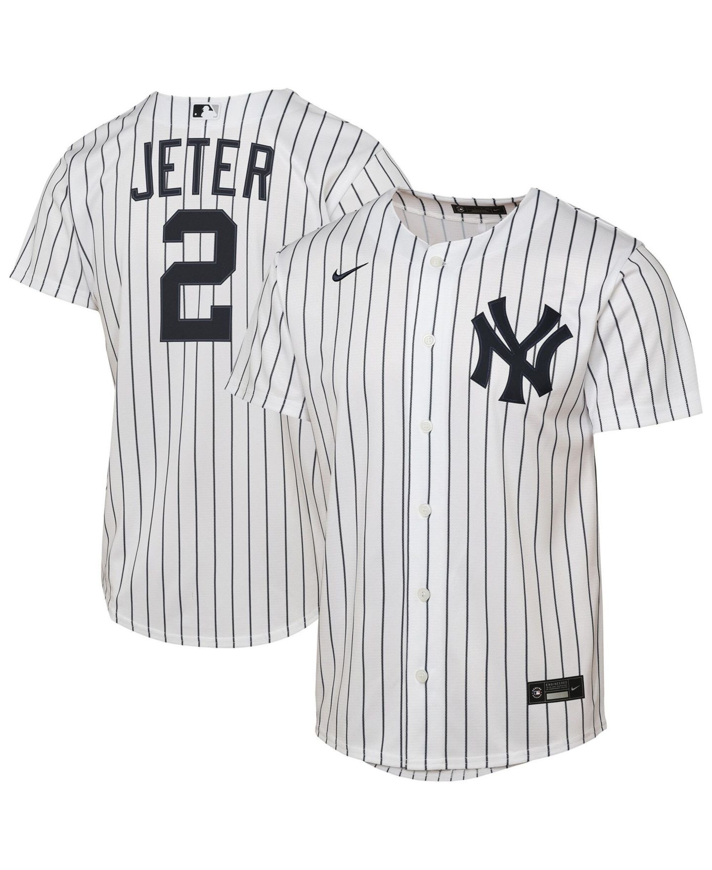 Детское джерси Nike Derek Jeter New York Yankees Home Replica, White — фото 1