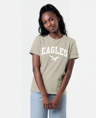 Women's Light Brown Philadelphia Eagles Cocoa Butter T-Shirt