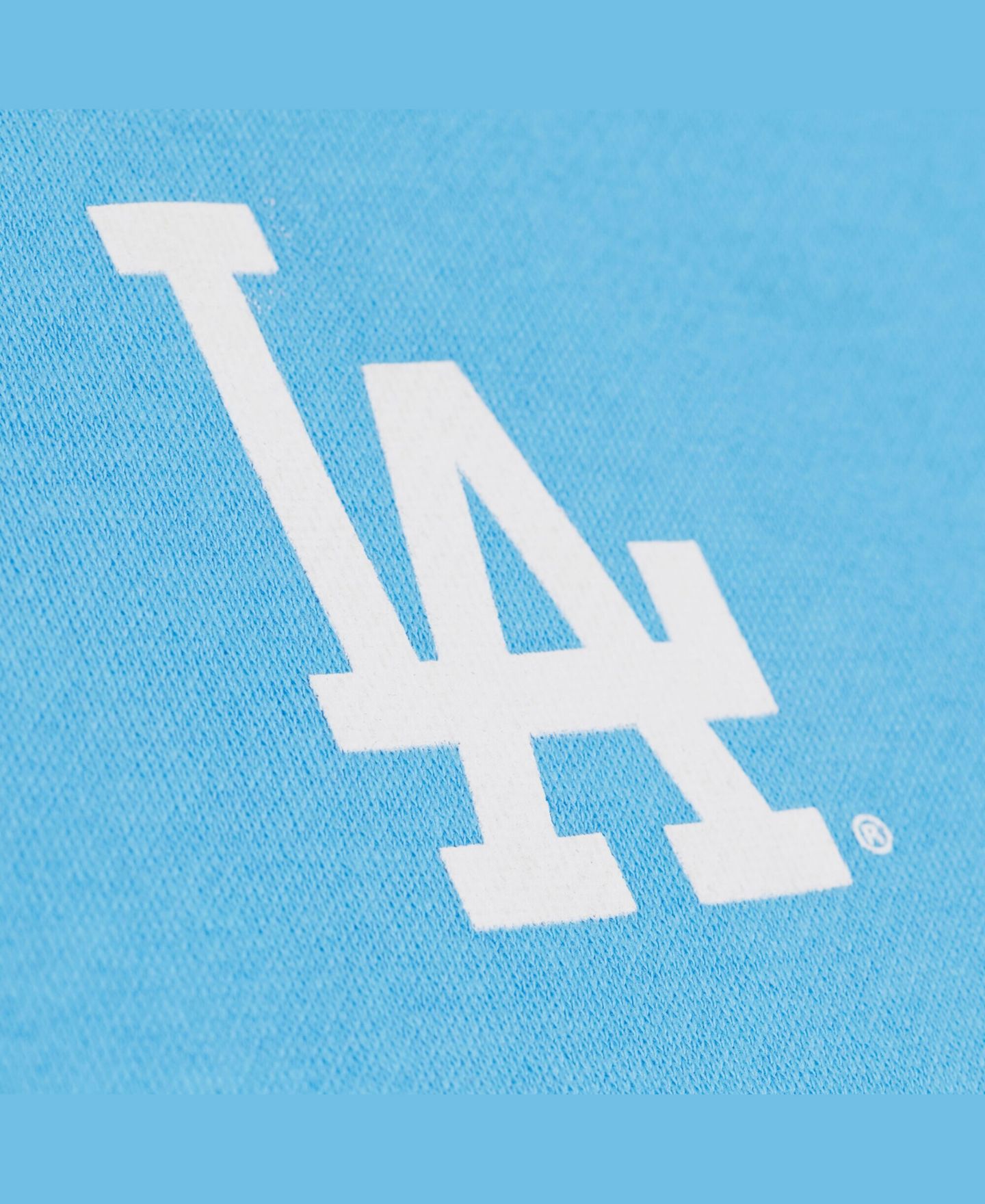 Мужская толстовка Mitchell & Ness Light Blue Los Angeles Dodgers Insignia Fleece — фото 4