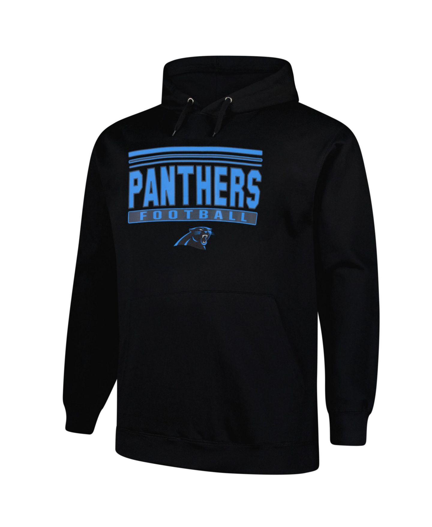 Мужское худи Fanatics Carolina Panthers Big & Tall Pop, Black — фото 3