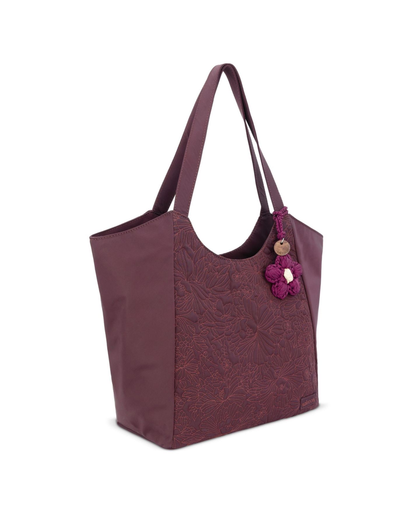 Женская сумка Sakroots Roma Tote, цвет: Чёрный вишнёвый — фото 2