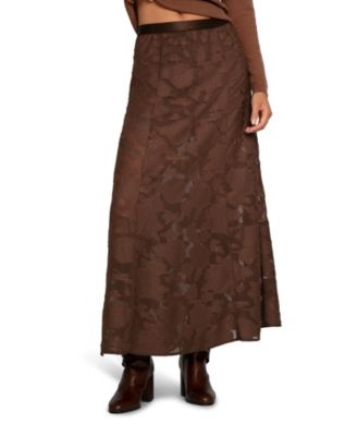 Women's Play It Cool Coupe Floral A-Line Maxi Skirt