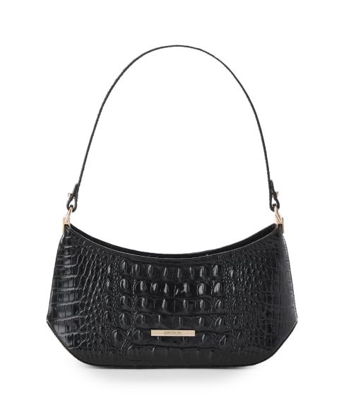 Женская сумка Brahmin Lilibeth Melbourne Small Leather Shoulder, цвет: Чёрный
