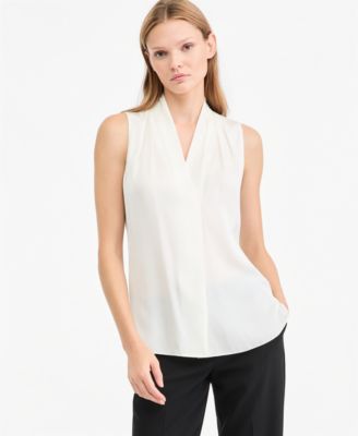 Women's Mila Sleeveless V-Neck Wrap Blouse