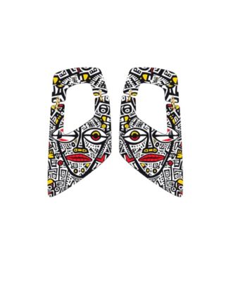 Rachel II Dangle Geometric Statement Earrings