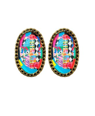 Zia Chain II Statement Earrings