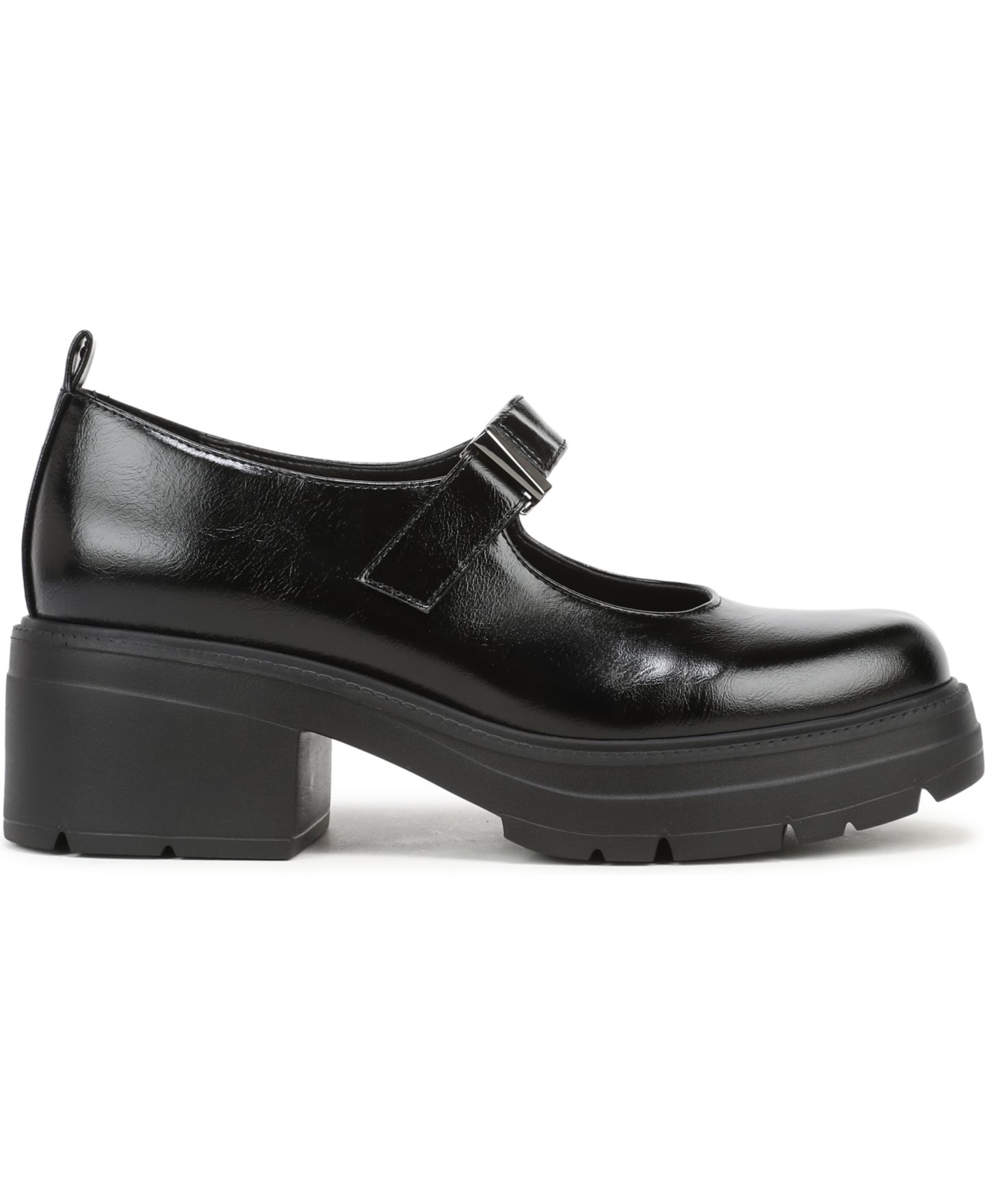 Женские туфли Naturalizer Lea Block Heel Mary Jane Pumps, цвет: Чёрная искусственная кожа — фото 2