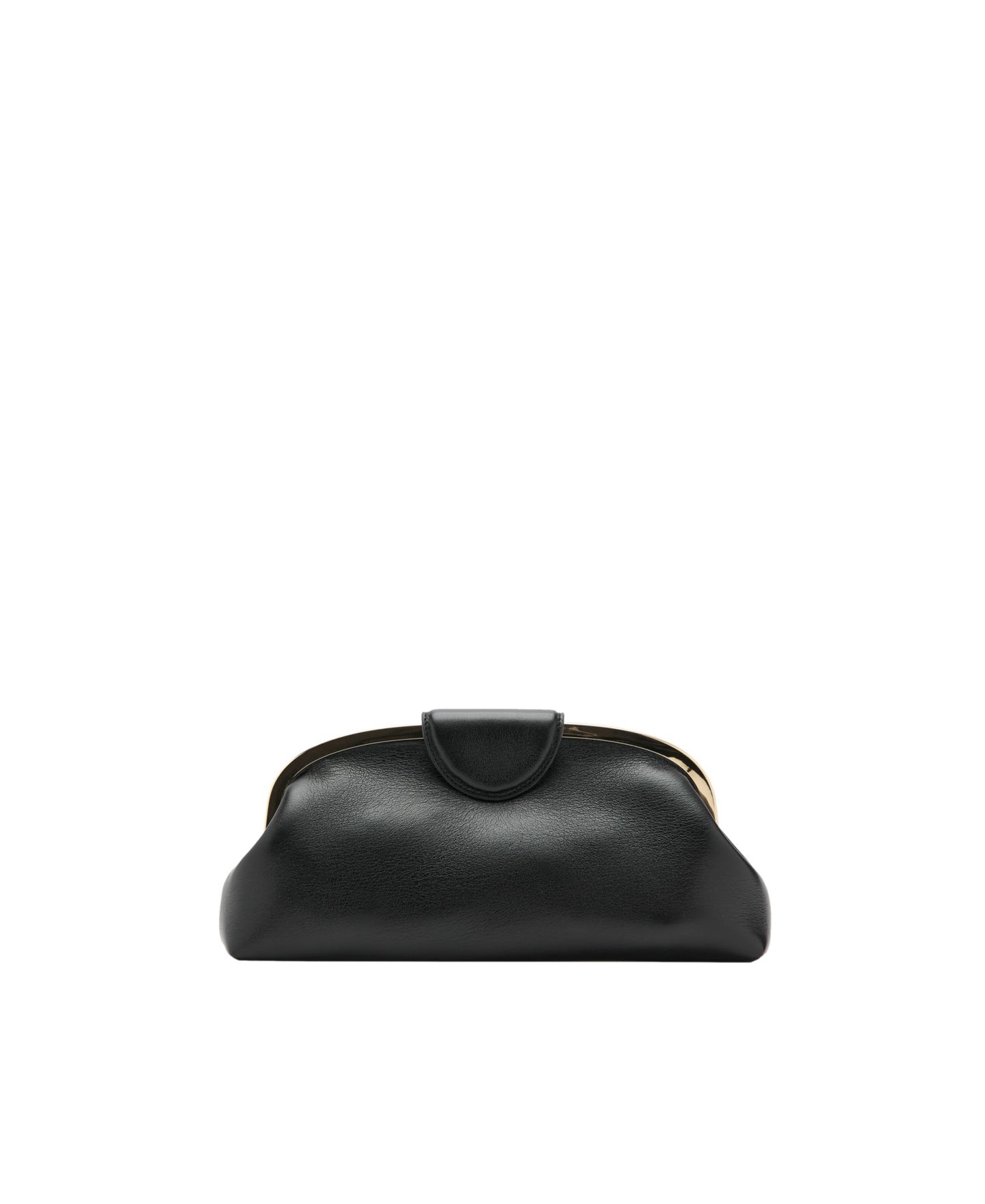 Женский клатч MANGO Metal Detail Clutch, цвет: Чёрный — фото 1