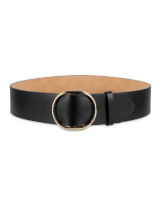 Fully Adjustable Leather Slide Buckle Belt