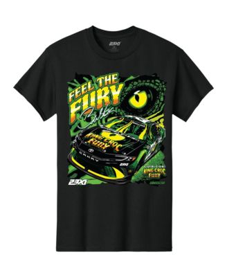 Men's Black Bubba Wallace Chumba Casino King Croc Fury Car T-Shirt