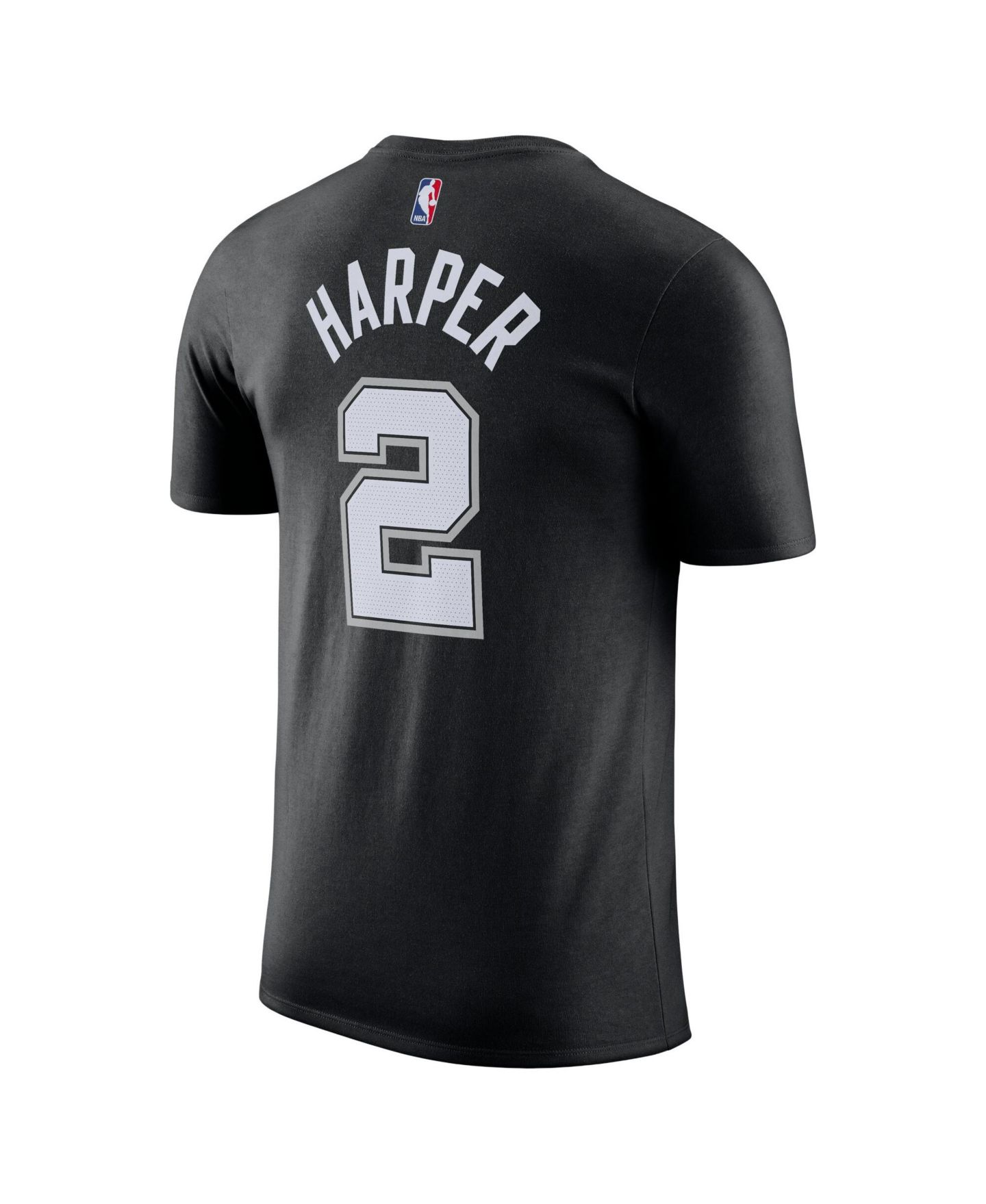 Футболка Nike Dylan Harper Black San Antonio Spurs Name & Number — фото 3