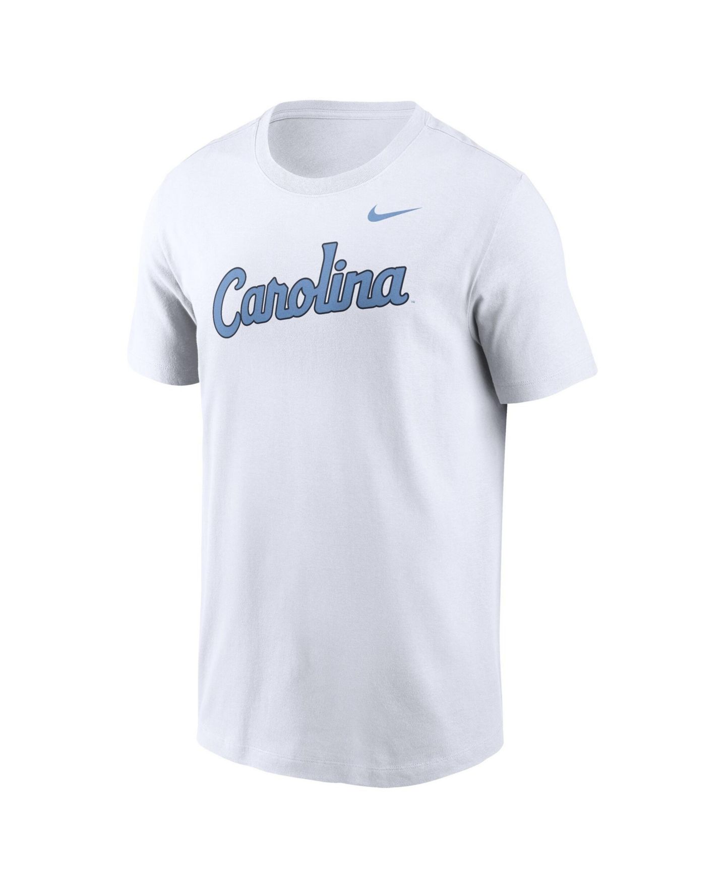 Мужские футболки Nike White North Carolina Tar Heels Baseball Wordmark — фото 2