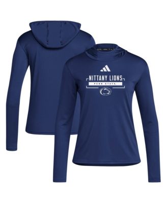 Women's Navy Penn State Nittany Lions D4T Long Sleeve Hooded T-Shirt