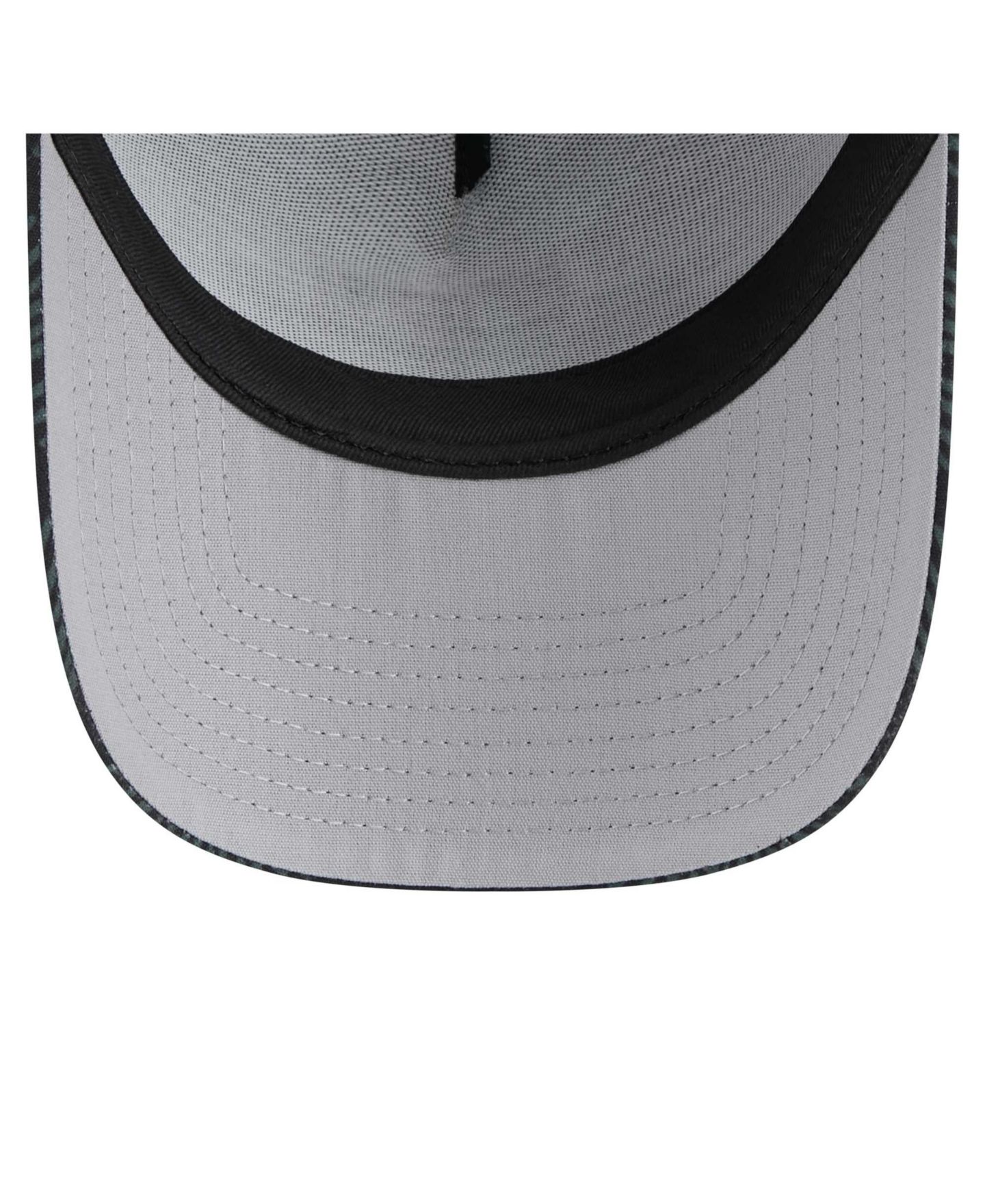 Мужская кепка New Era Black Athletics 9FORTY A-Frame Trucker Adjustable Hat — фото 5