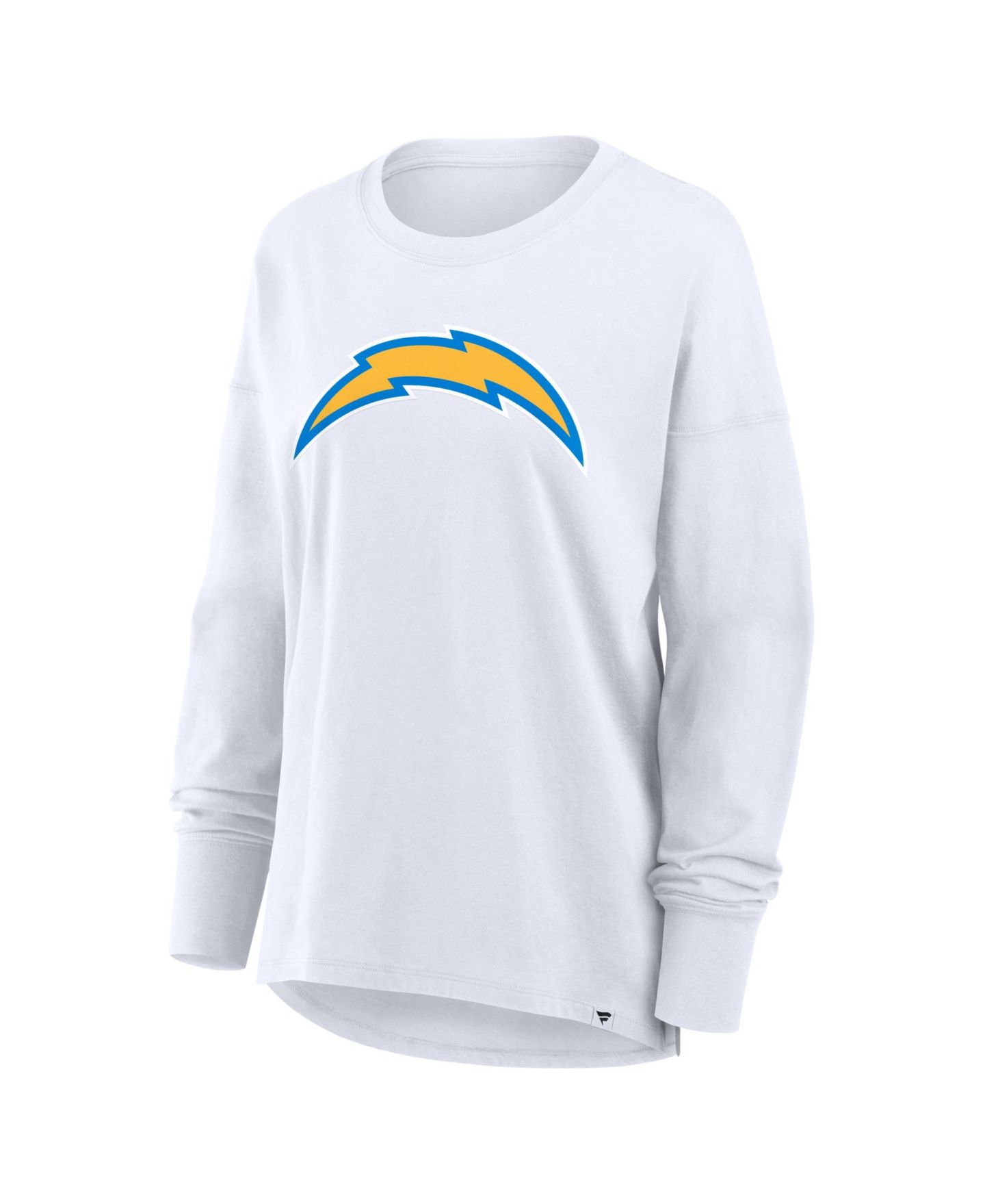 Женская футболка Fanatics Los Angeles Chargers Relaxed Long Sleeve Crewneck — фото 2
