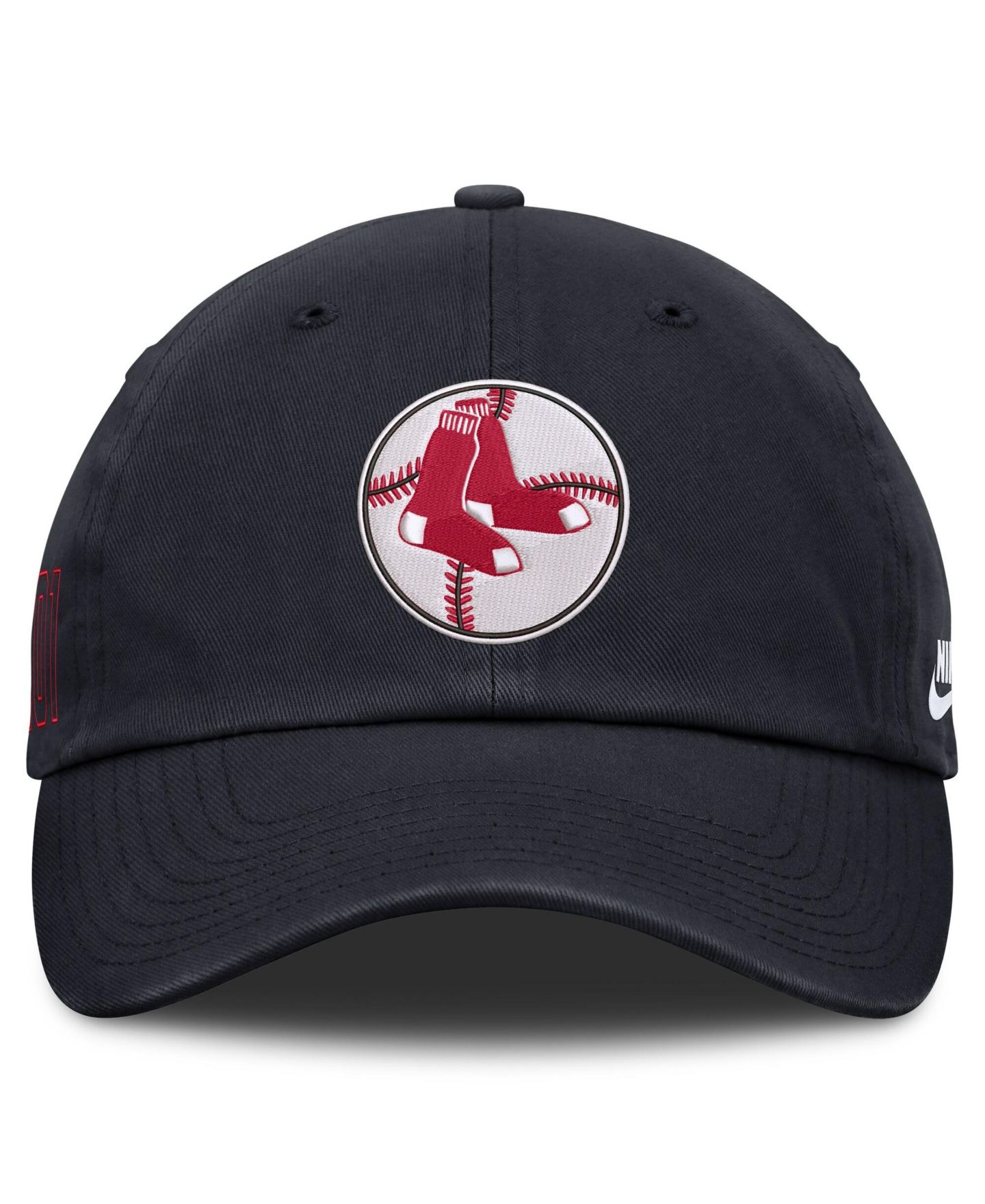 Мужская кепка Nike Navy Boston Red Sox Cooperstown Club Adjustable Hat — фото 2