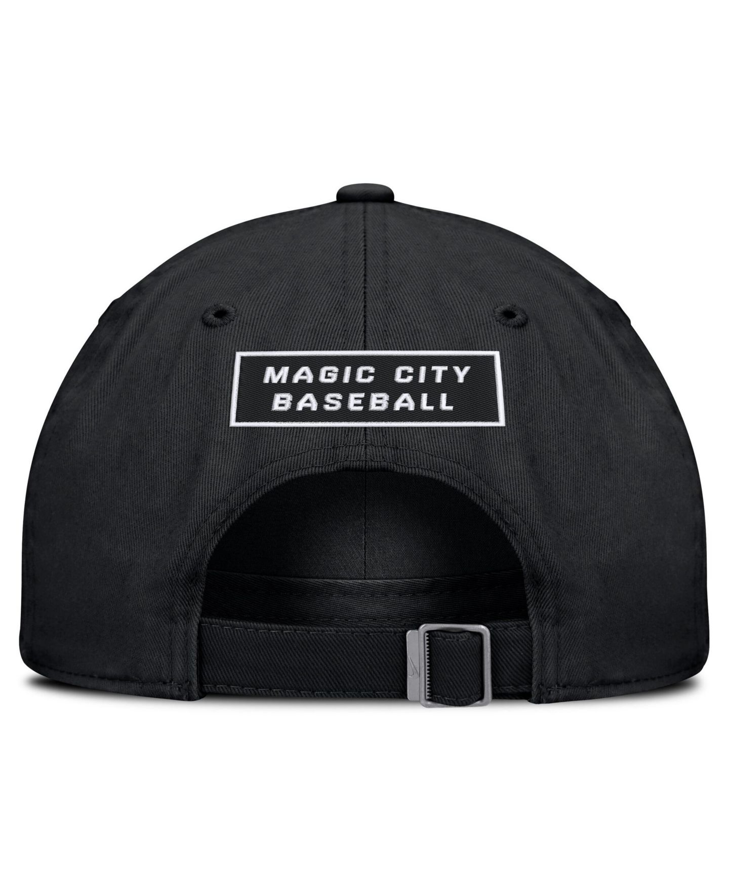 Мужская кепка Nike Black Miami Marlins Primetime Club Adjustable Hat — фото 4