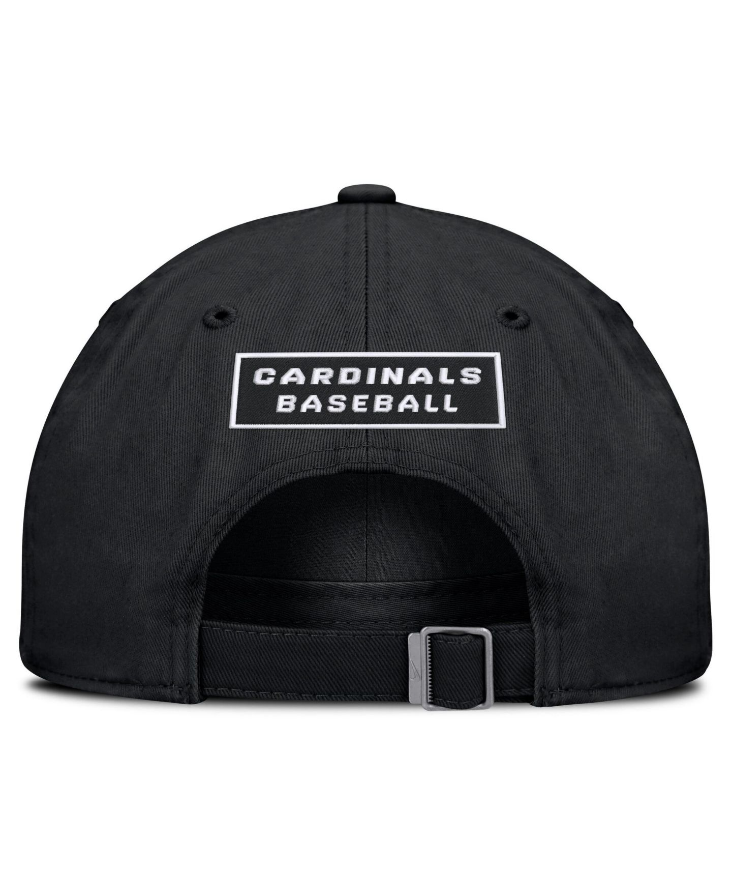 Мужская кепка Nike Black St. Louis Cardinals Primetime Club Adjustable Hat — фото 4