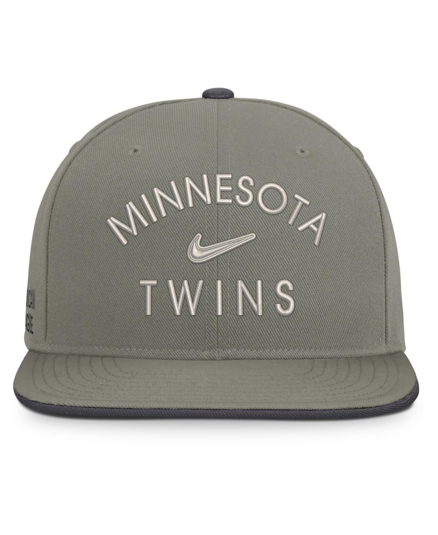 Men's Olive Minnesota Twins Pro Dri-FIT Snapback Hat