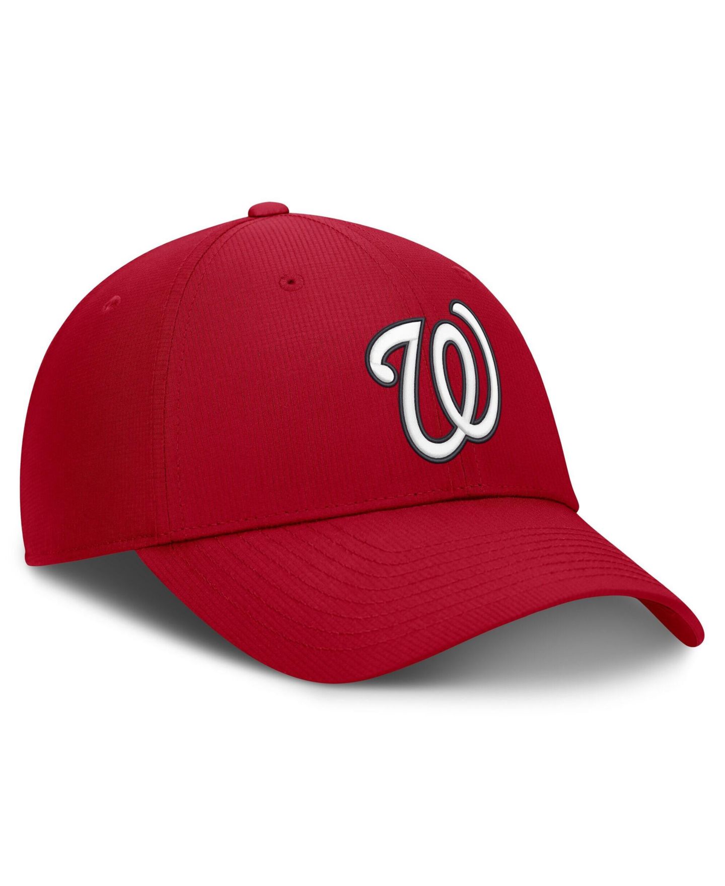 Мужская кепка Nike Red Washington Nationals Dri-FIT Club Adjustable Hat — фото 3