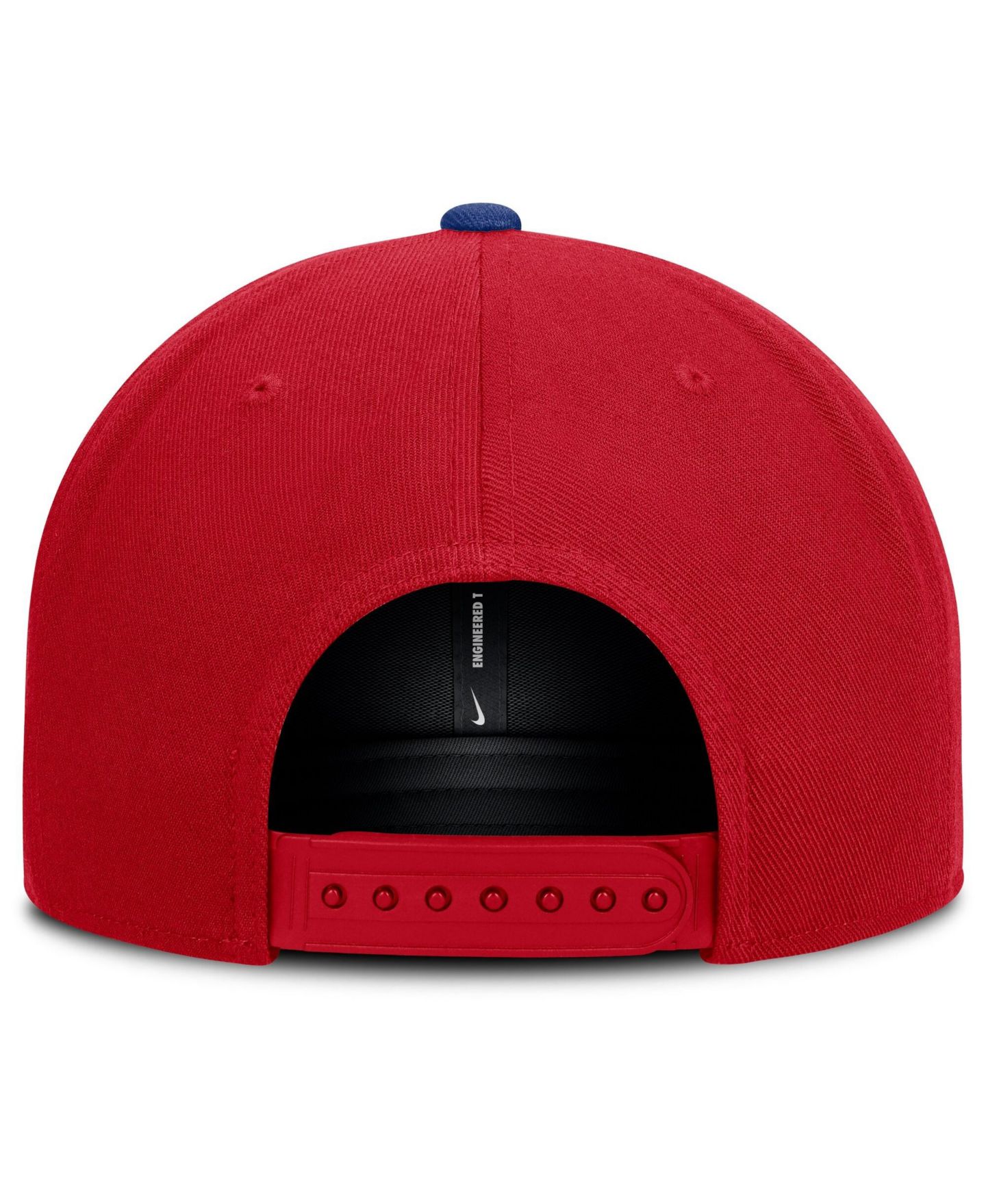 Мужская кепка Nike Red/Royal Philadelphia Phillies Primetime Pro Dri-FIT Snapback Hat — фото 4