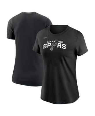 Women's Black San Antonio Spurs Wordmark Core T-Shirt