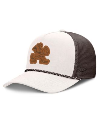 Men's Natural Notre Dame Fighting Irish Bronco Trucker Adjustable Hat