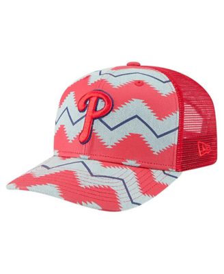 Men's Denim/Red Philadelphia Phillies Aztec Denim 9SEVENTY Adjustable Hat
