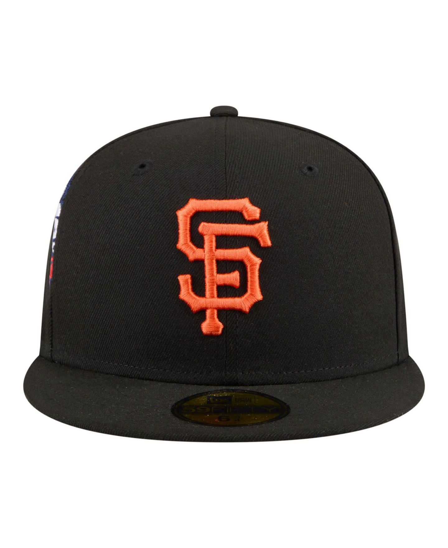 Мужская кепка New Era Black San Francisco Giants Hidden Hit 59FIFTY Fitted Hat — фото 2
