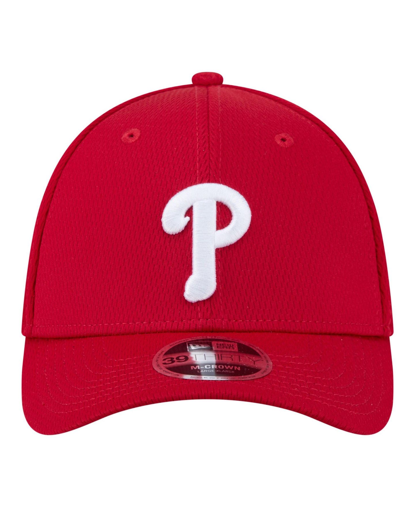 Мужская кепка New Era Red Philadelphia Phillies Dash 39THIRTY Flex Hat — фото 2