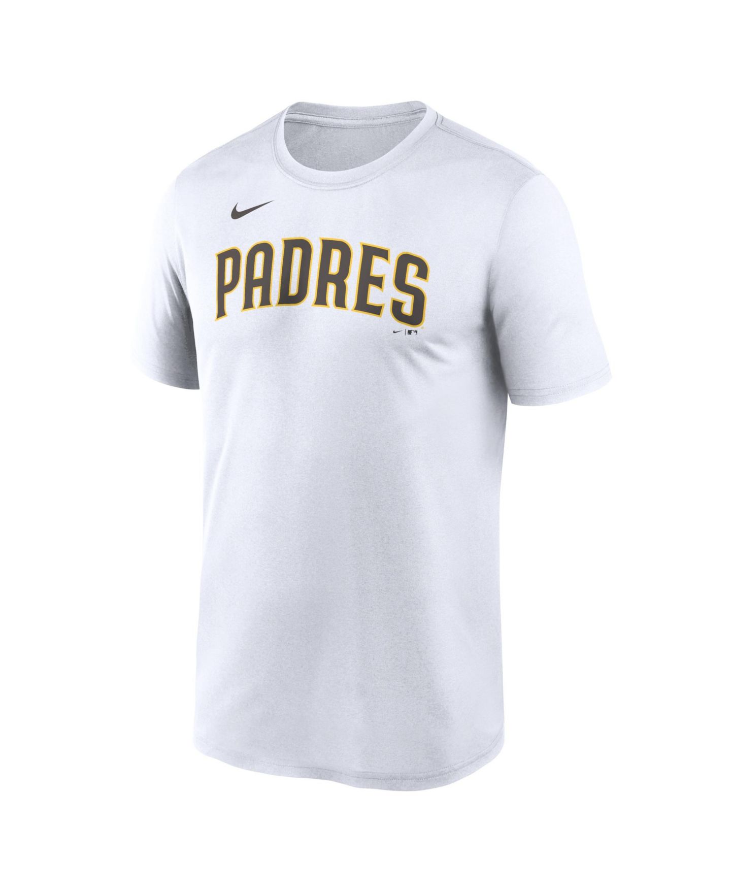 Мужская футболка Nike White San Diego Padres New Legend Wordmark Dri-FIT — фото 2