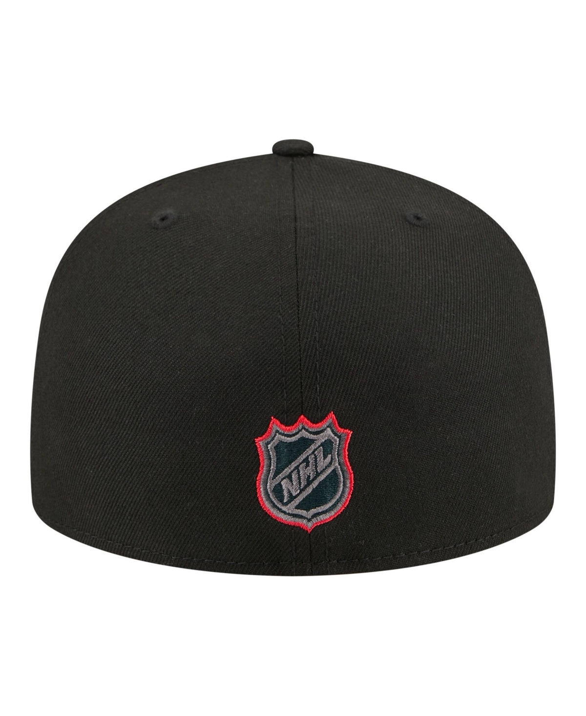 New Era Men's Black Washington Capitals Color Pop 59FIFTY Fitted Hat
