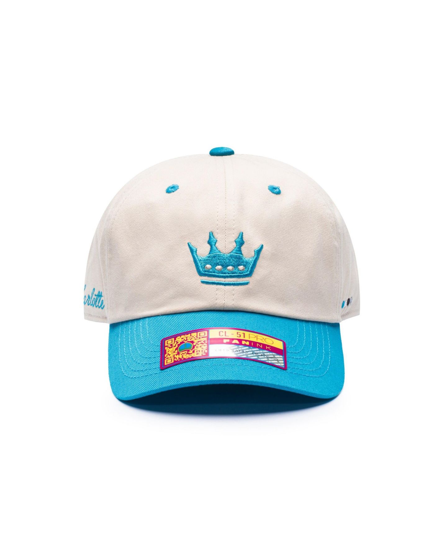 Кепка Fan Ink Tan/Blue Charlotte FC Ocean Drive Adjustable Hat — фото 2