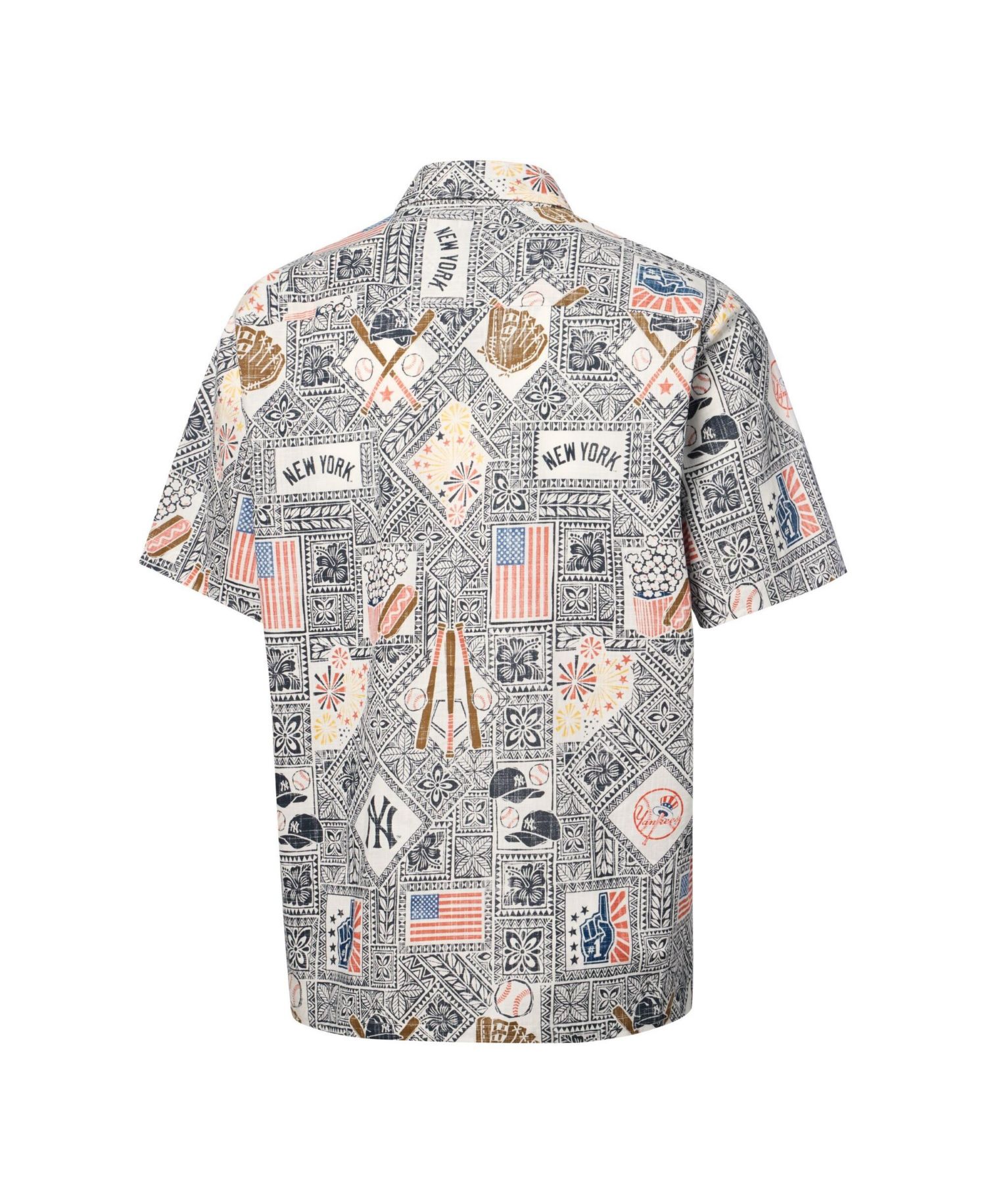 Men's Navy New York Yankees Americana Button-Up Shirt