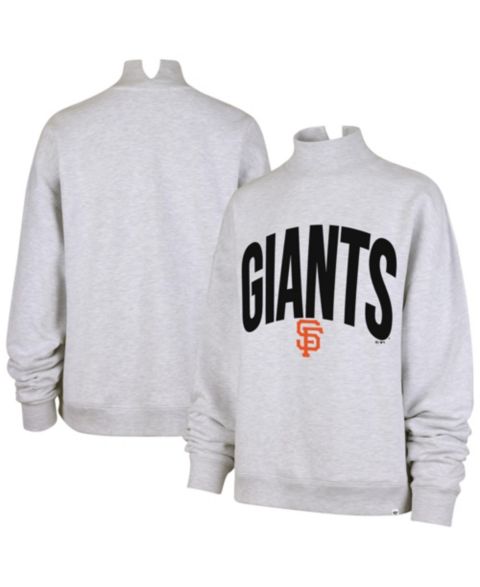 Женская толстовка '47 Brand Heather Gray San Francisco Giants Subtle Muse Mock Neck