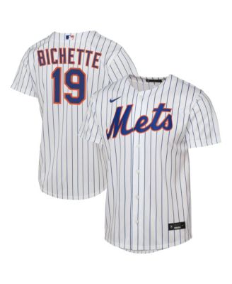 Big Boys and Girls Bo Bichette White New York Mets Home Baseline Jersey