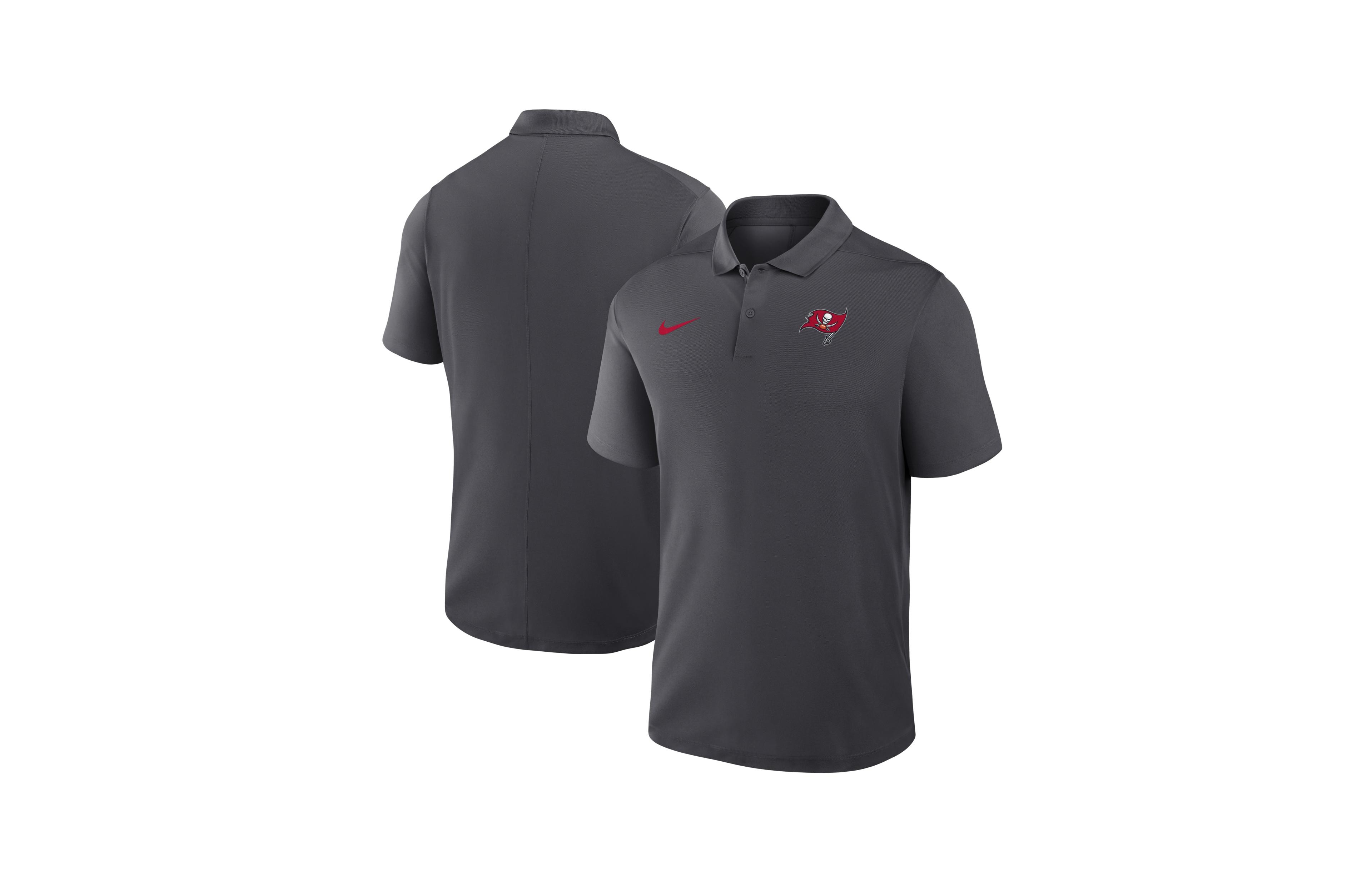 Nike Men's Pewter Tampa Bay Buccaneers Dri-fit Victory Polo Shirt