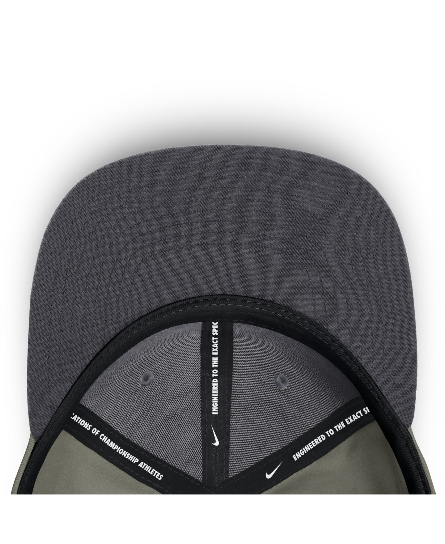 Мужская кепка Nike Olive New York Mets Pro Dri-FIT Snapback Hat — фото 5
