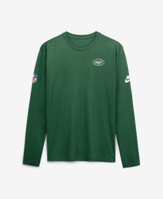 Men's Green New York Jets Legend Small Logo Dri-FIT Long Sleeve T-Shirt