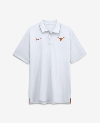 Men's White Texas Longhorns 2026 Sideline Tour Dri-FIT Polo Shirt