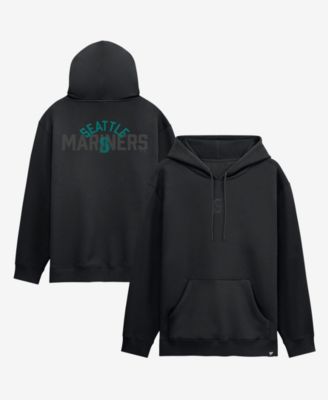 Men's Seattle Mariners Black Out Fleece Hoodie