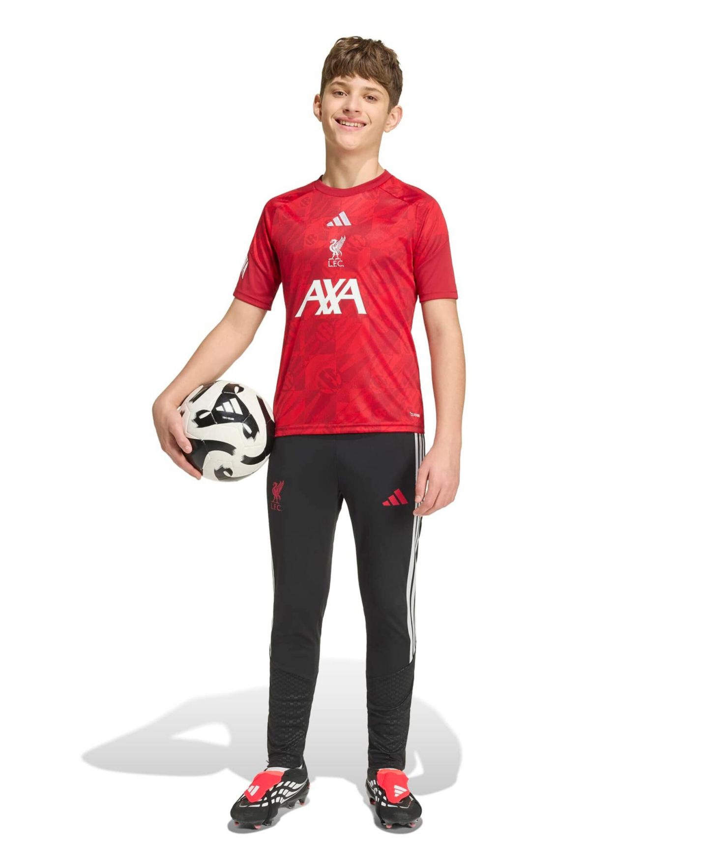Детское джерси adidas Liverpool 2026 Home Pre-Match, Red — фото 5
