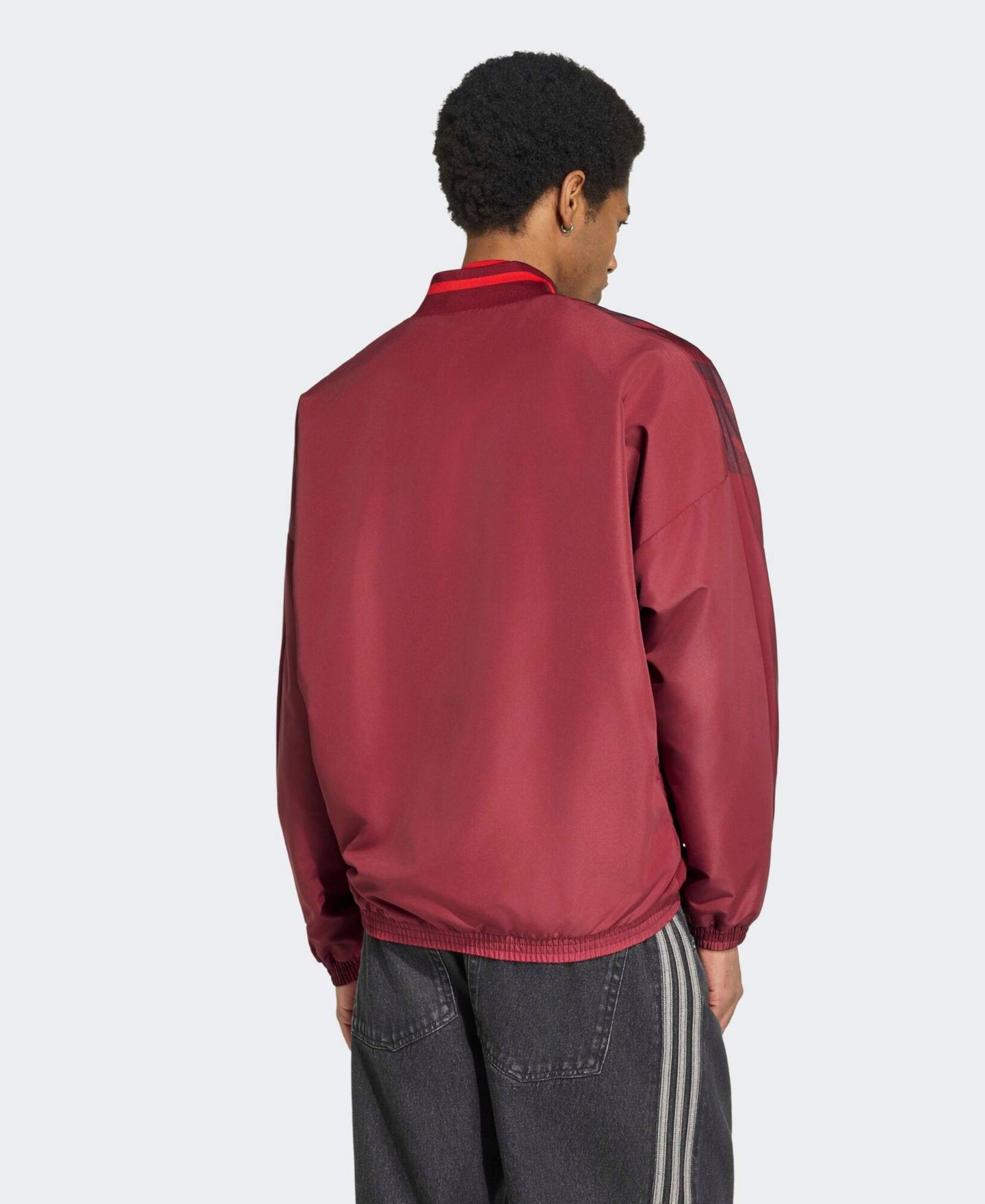 Мужская куртка adidas Maroon Arsenal Stadium Culture Wear Full-Zip Track — фото 2