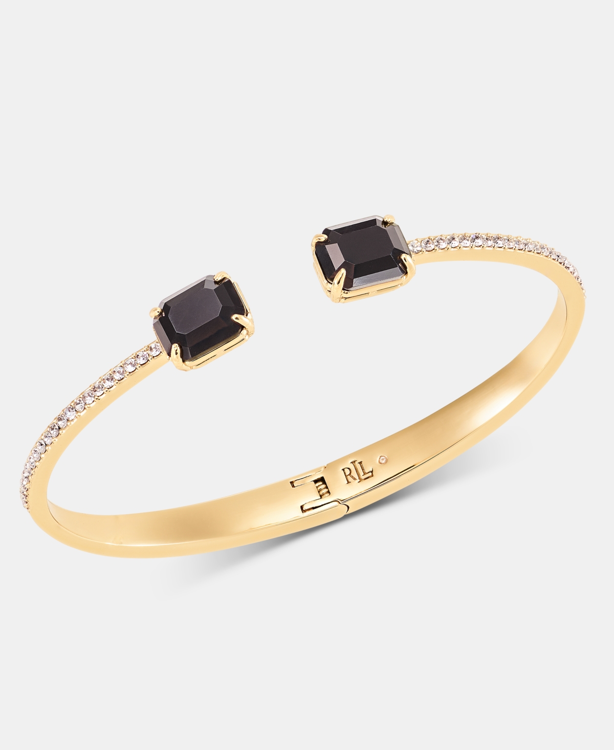Lauren Ralph Rectangular Stone Cuff Bracelet
