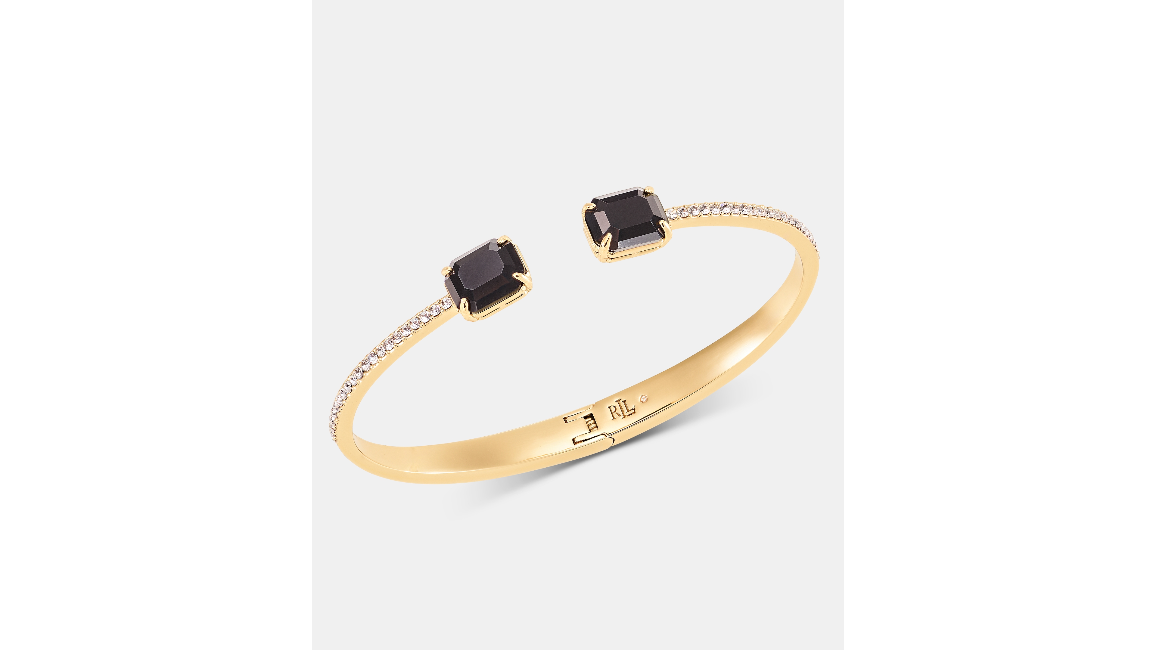 Lauren Ralph Rectangular Stone Cuff Bracelet