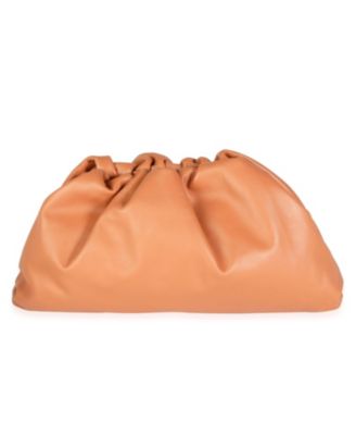 Tan Calfskin Leather Pouch
